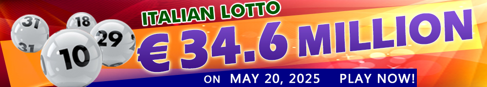 Another Rollover for Italian Lotto - PLAY NOW