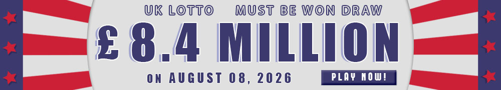 Win the Must Be Won UK draw at GBP 8.4 Million!