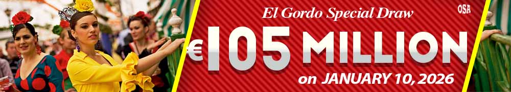 Win Your Share of El Gordo EUR 105 Million This January 10!
