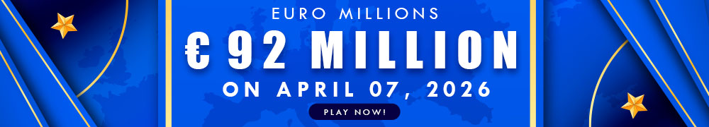Euro Millions Rollover EUR 92 Million on April 07, 2026