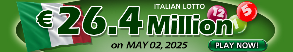 Another Rollover for Italian Lotto - PLAY NOW