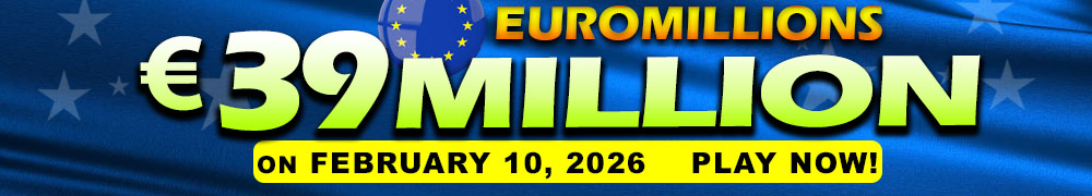 Euro Millions Rollover EUR 39 Million on February 10, 2026