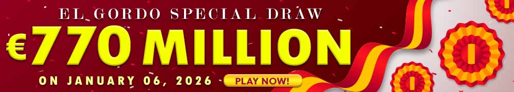 Win your share of El Gordo EUR 770 Million this January 6, 2026