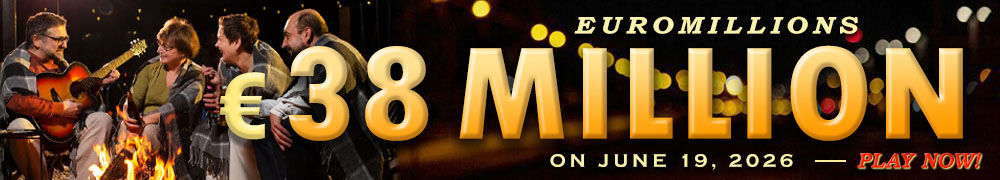 Euro Millions Rollover EUR 38 Million on June 19, 2026