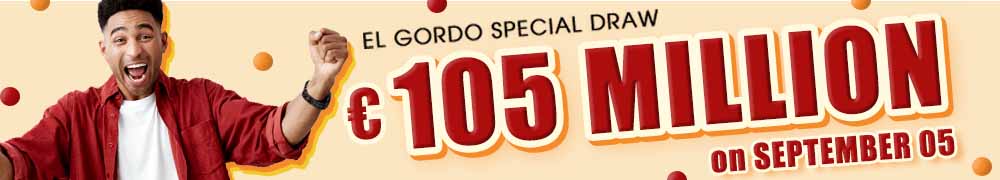 Win Your Share of El Gordo EUR 105 Million This September 05!