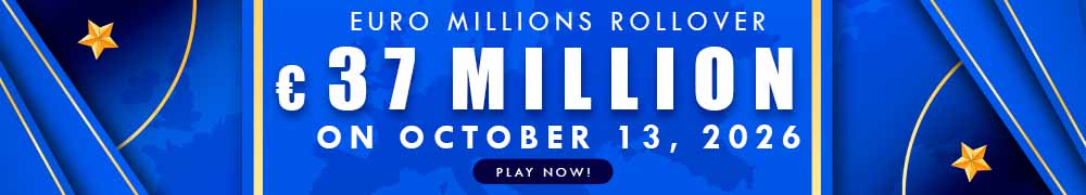 Euro Millions Rollover EUR 37 Million on October 13, 2026