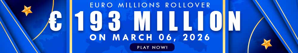 Euro Millions Rollover EUR 193 Million on March 06, 2026