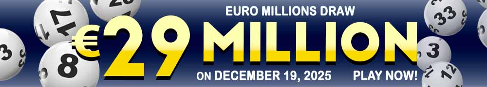Euro Millions Rollover EUR 29 Million on December 19, 2025