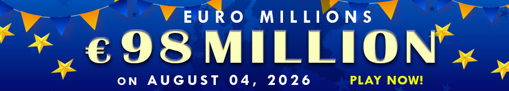 Euro Millions Rollover EUR 98 Million on August 04, 2026