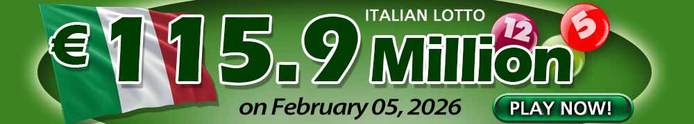 Another Rollover for Italian Lotto - PLAY NOW