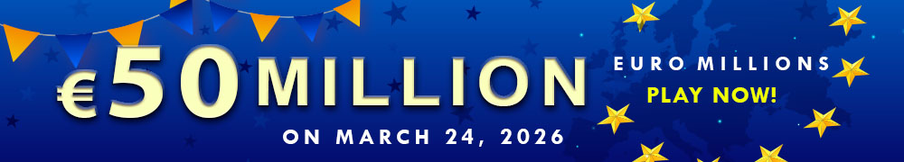 Euro Millions Rollover EUR 50 Million on March 24, 2026