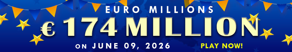 Euro Millions Rollover EUR 174 Million on June 09, 2026