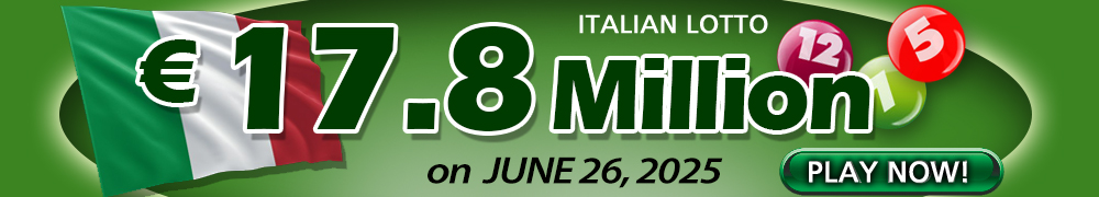 Another Rollover for Italian Lotto - PLAY NOW