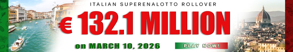 Another Rollover for Italian Lotto - PLAY NOW