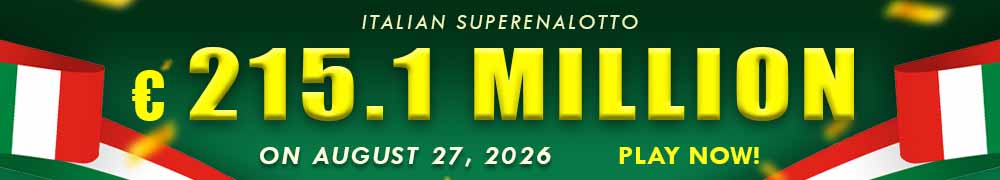 Another Rollover for Italian Lotto - PLAY NOW