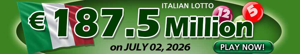 Another Rollover for Italian Lotto - PLAY NOW