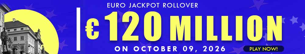 EuroJackpot: EUR 120 Million on October 09, 2026