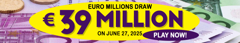 Euro Millions Rollover EUR 39 Million on June 27, 2025