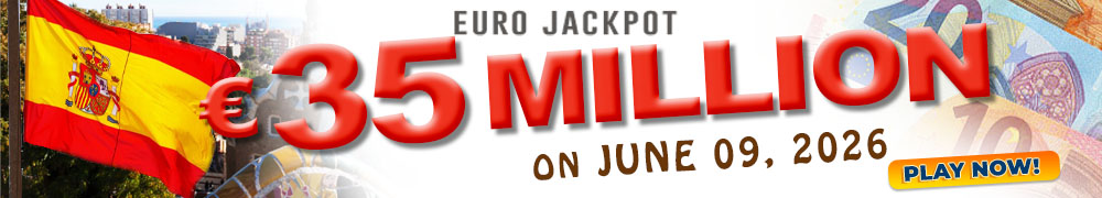 EuroJackpot: EUR 35 Million on June 09, 2026