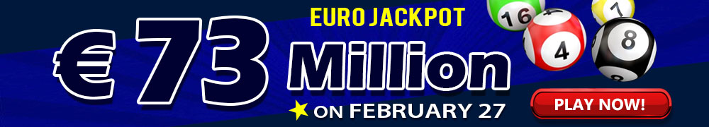EuroJackpot: EUR 73 Million on February 27, 2026
