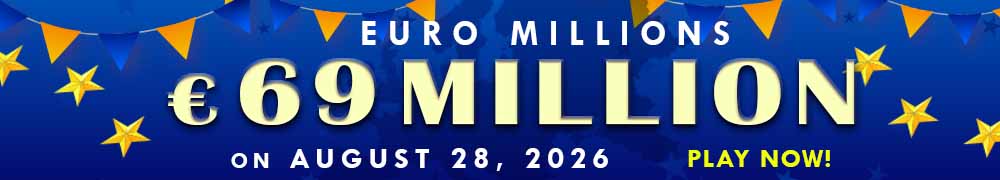 Euro Millions Rollover EUR 69 Million on August 28, 2026