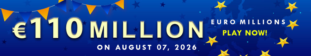 Euro Millions Rollover EUR 110 Million on August 07, 2026