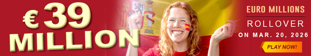 Euro Millions Rollover EUR 39 Million on March 20, 2026