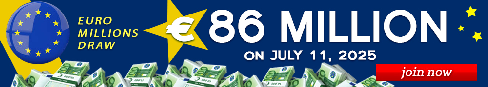 Euro Millions Rollover EUR 86 Million on July 11, 2025