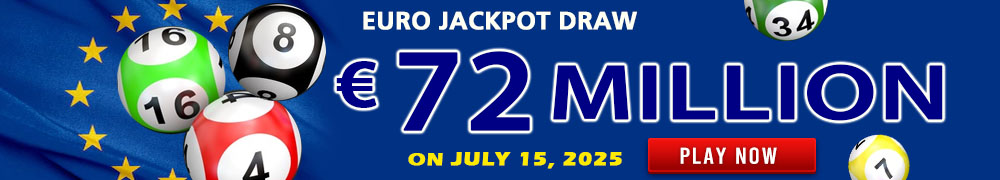 EuroJackpot: EUR 72 Million on July 15, 2025