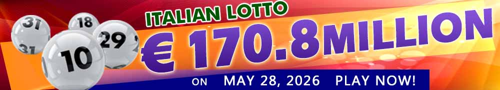 Another Rollover for Italian Lotto - PLAY NOW