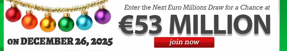 Euro Millions Rollover EUR 53 Million on December 26, 2025