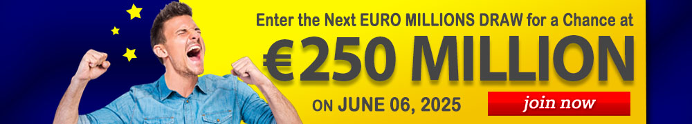 Euro Millions Rollover EUR 250 Million on June 06, 2025