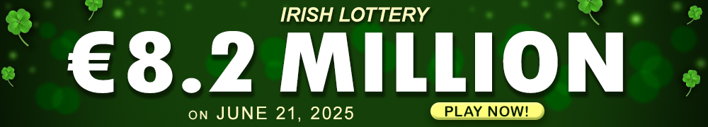 Try your luck for the next Irish lotto draw with an estimated jackpot of EUR 8.2 Million!