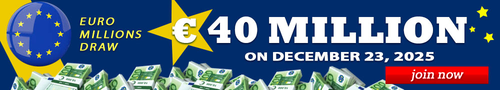 Euro Millions Rollover EUR 40 Million on December 23, 2025