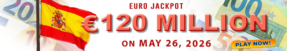 EuroJackpot: EUR 120 Million on May 26, 2026