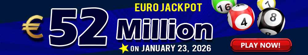 EuroJackpot: EUR 52 Million on January 23, 2026