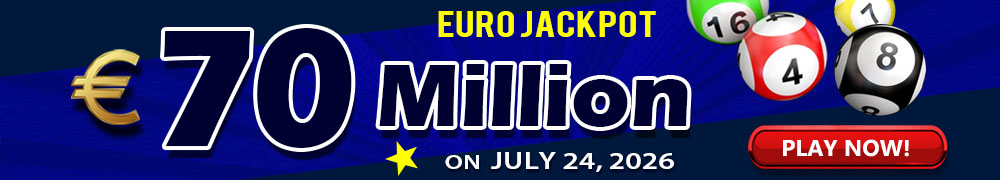 EuroJackpot: EUR 70 Million on July 24, 2026