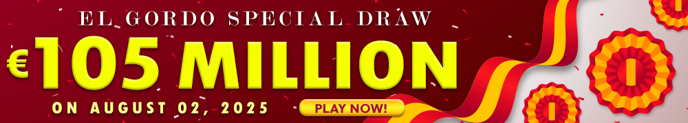 Win Your Share of El Gordo EUR 105 Million This August 02!