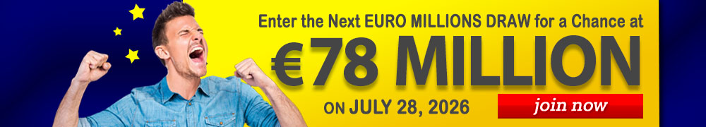 Euro Millions Rollover EUR 78 Million on July 28, 2026