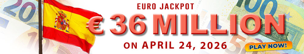 EuroJackpot: EUR 36 Million on April 24, 2026