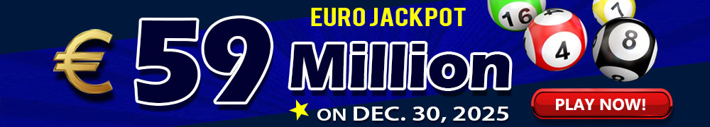EuroJackpot: EUR 59 Million on December 30, 2025