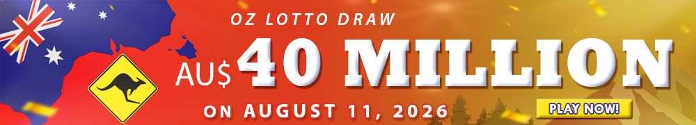 Start Winning BIGGER, MULTI-MILLIONS Jackpots AU$ 40 Million on August 11, 2026!