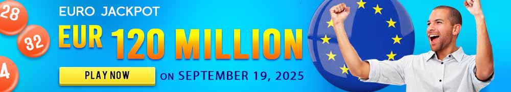 EuroJackpot: EUR 120 Million on September 19, 2025