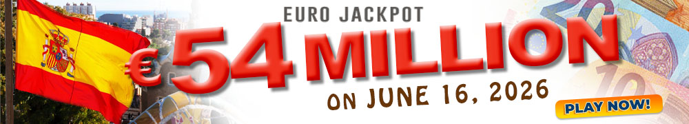 EuroJackpot: EUR 54 Million on June 16, 2026